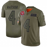 Nike Texans 4 Deshaun Watson 2019 Olive Salute To Service Limited Jersey Dyin,baseball caps,new era cap wholesale,wholesale hats